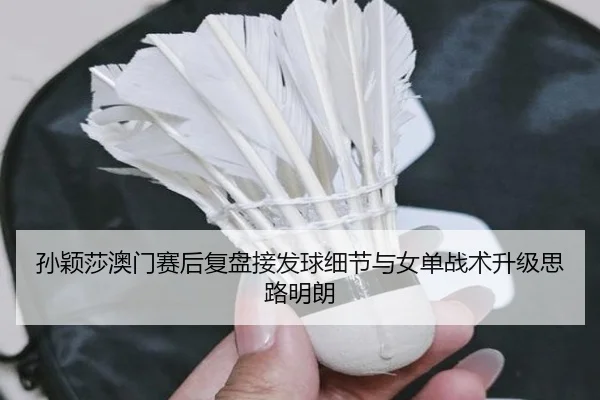 孙颖莎澳门赛后复盘接发球细节与女单战术升级思路明朗（Bandao）